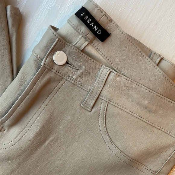 J Brand skinny lamb leather tan pants - Picture 10 of 10